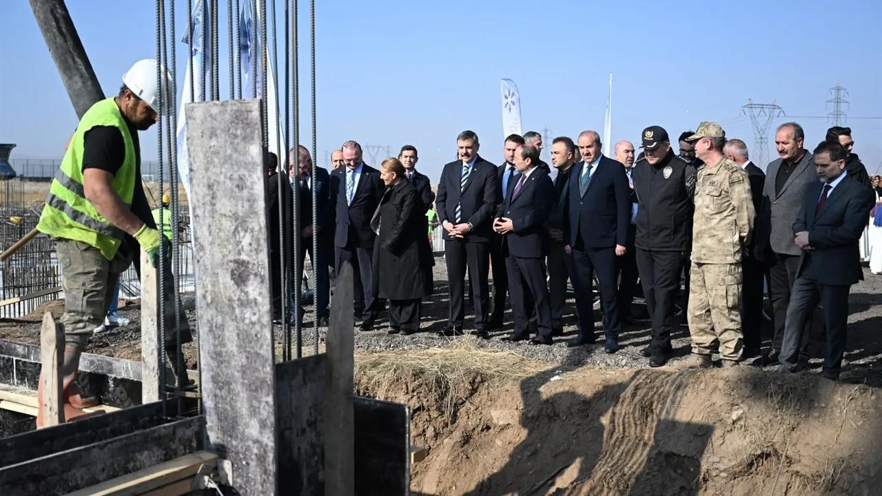 Erzurum'da ETÜ Spor Bilimleri Fakültesi için Temel Atma Töreni Gerçekleştirildi