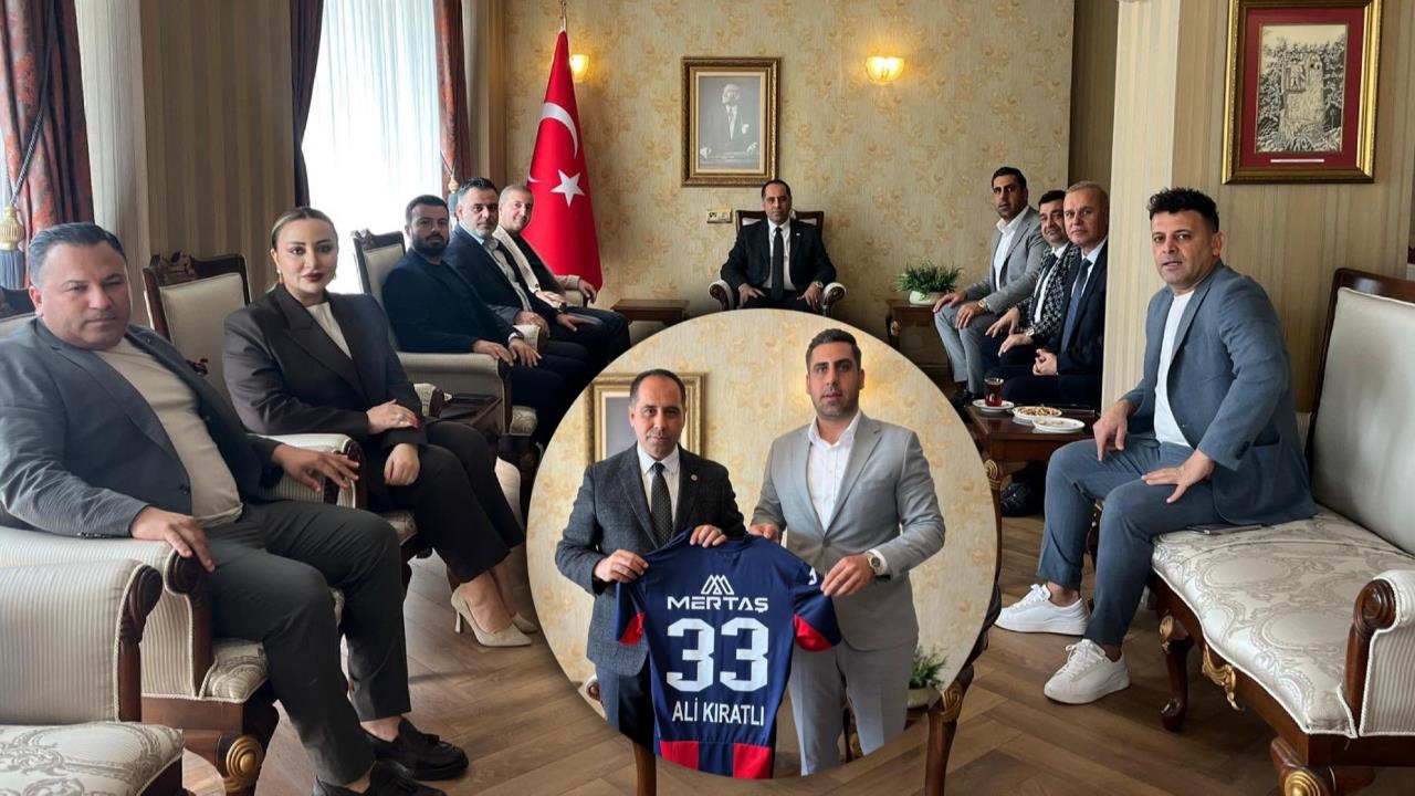 Yeni Mersin İdman Yurdu’ndan Vekil Kıratlı’ya Ziyaret