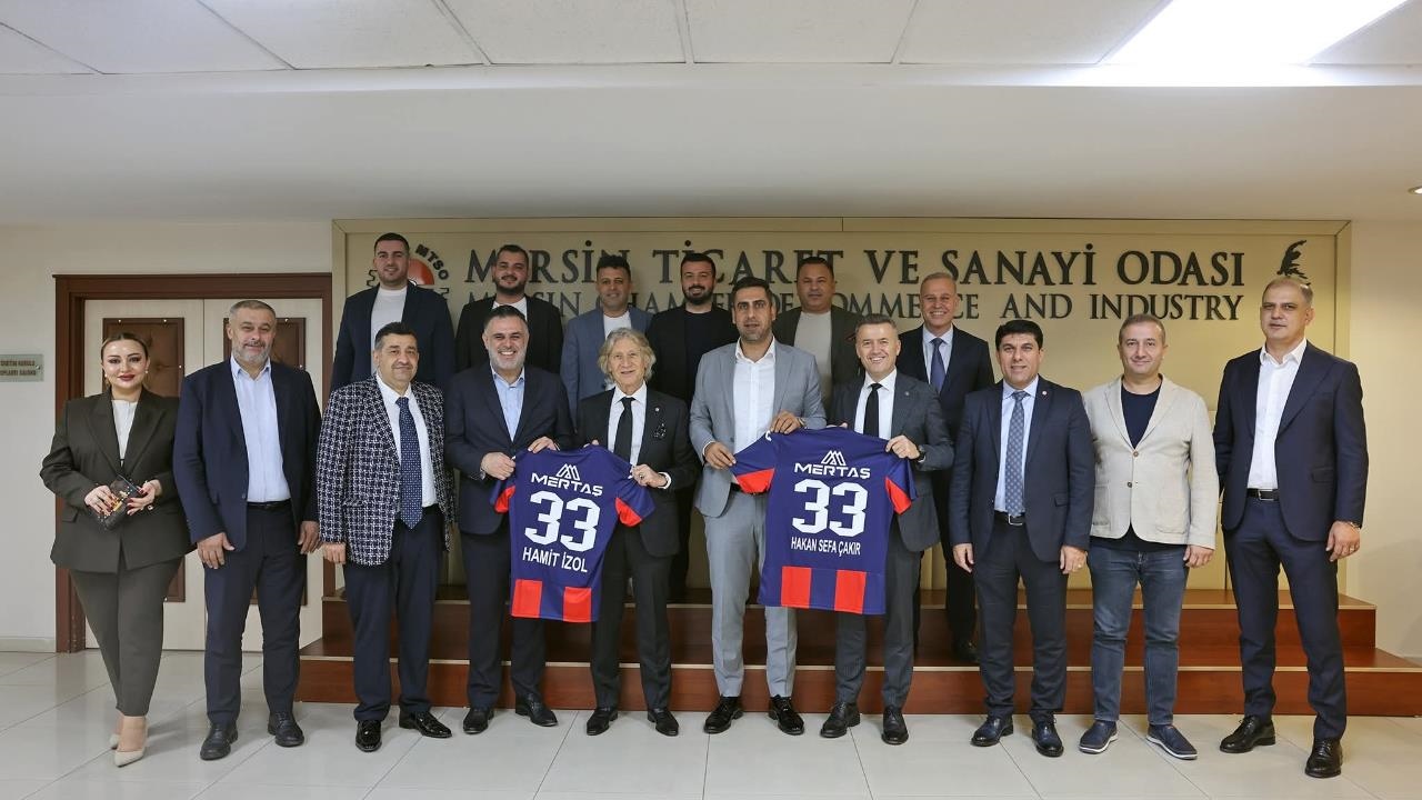 Yeni Mersin İdmanyurdu Yönetimi, Mersin TSO'yu Ziyaret Etti