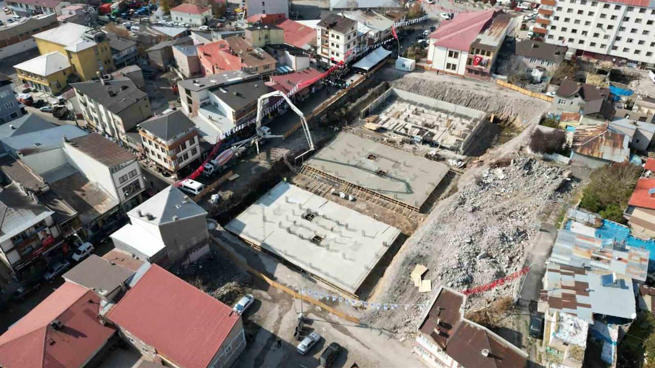 Erzurum Pasinler'de Kentsel Dönüşüm Projesinin Temeli Atıldı