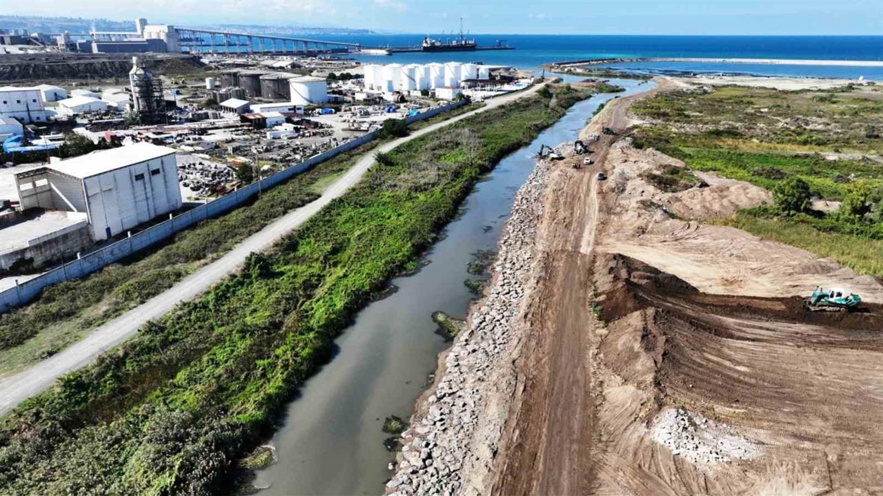 Samsun Yeni OSB'de Drenaj Projesi Tamamlandı, Taş Nakliyesi Devam Ediyor