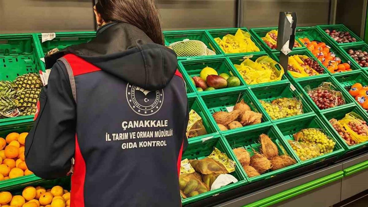 Çanakkale'de Sürekli Olarak Gıda Denetimleri Yapılıyor
