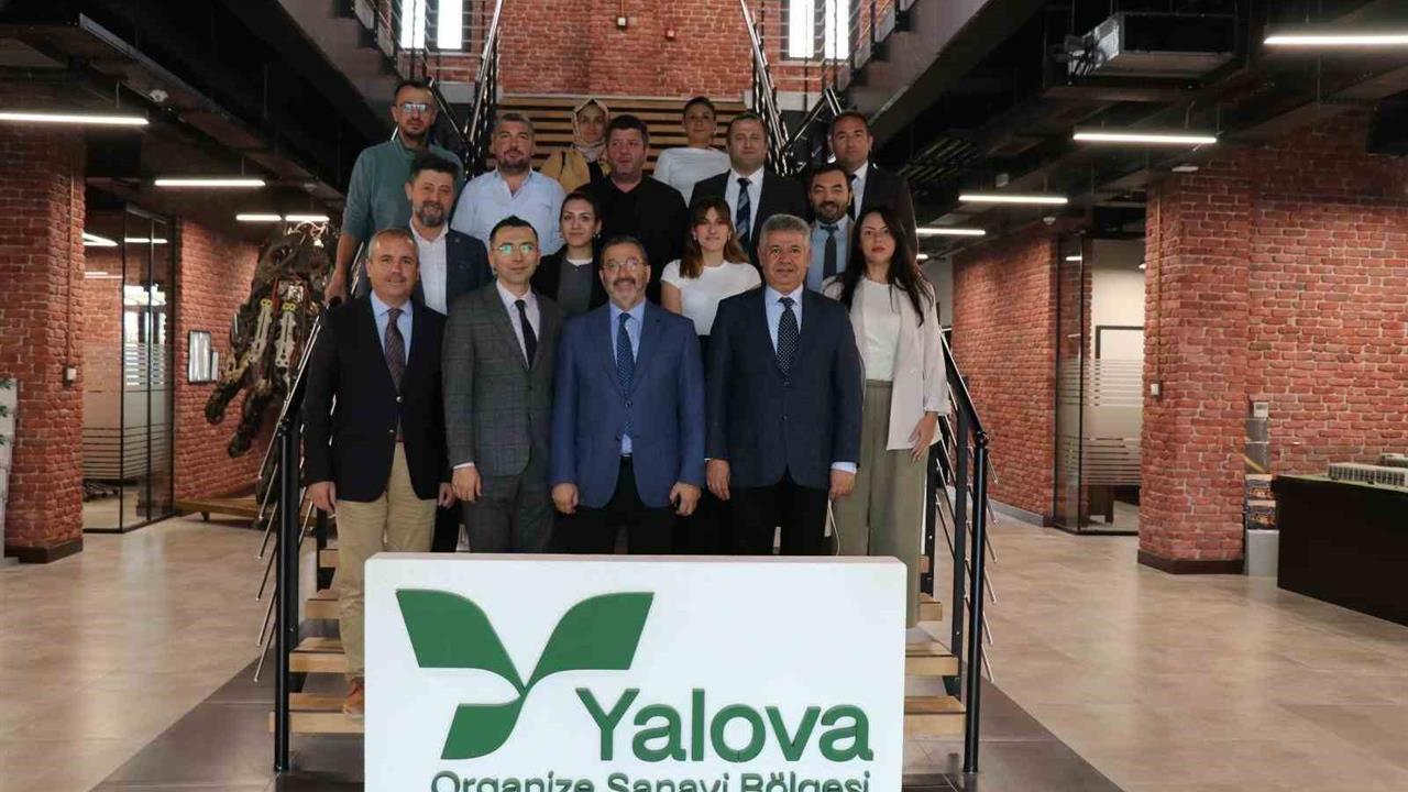 Yalova Makine İhtisas Organize Sanayi Bölgesi'nde SANTEK Heyeti İncelemelerde Bulundu