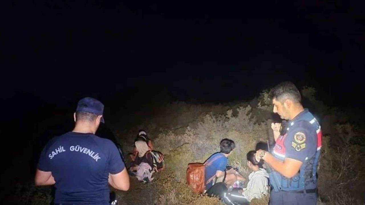 Muğla Fethiye'de Günlüklü Koyunda 4 Düzensiz Göçmen Yakalandı