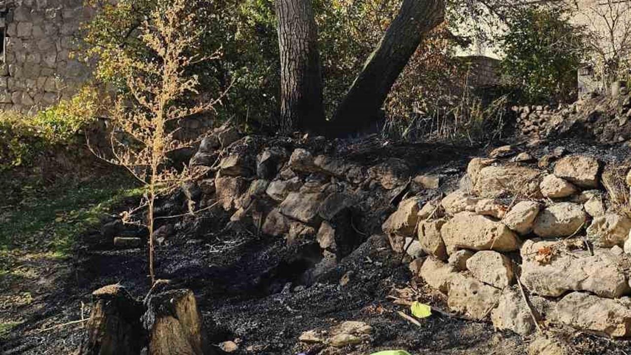 Nevşehir Ürgüp'te Bahçe Temizliği Sırasında Yangın Çıktı, 1 Ölü