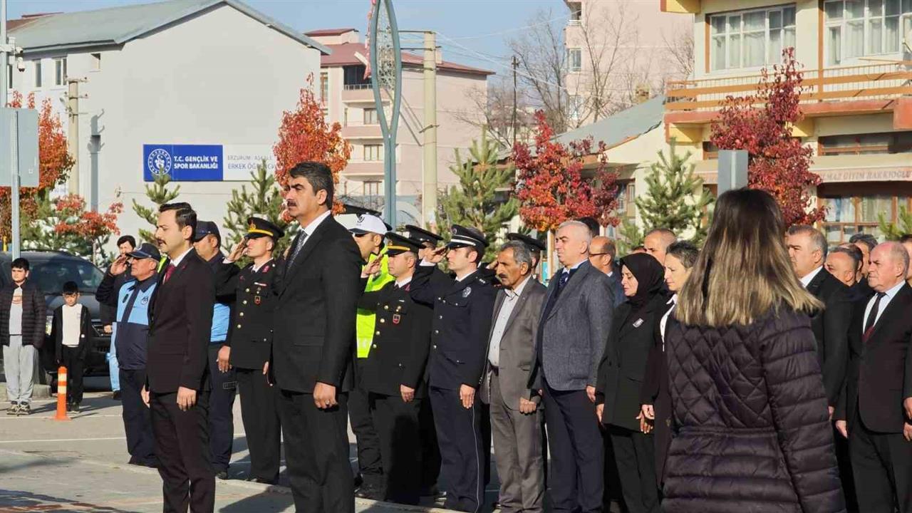 Aşkale'de Atatürk'ün 87. Ölüm Yıl Dönümünde Anma Töreni Düzenlendi