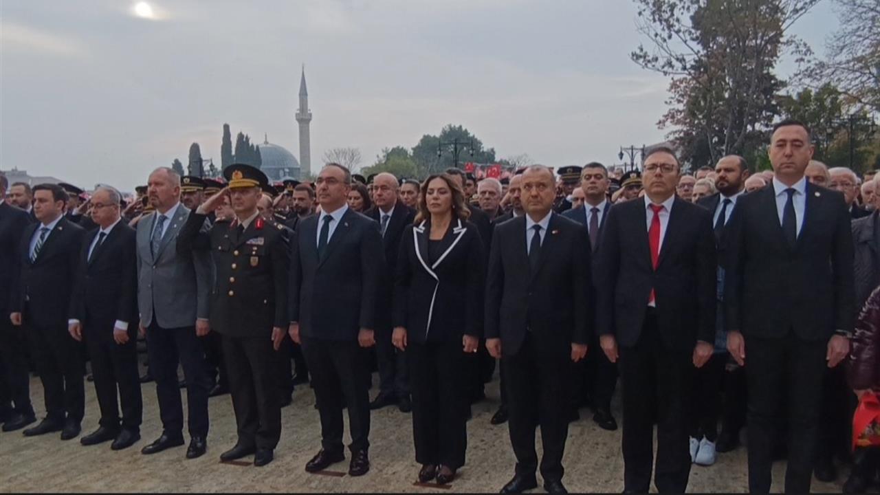 Tekirdağ'da Gazi Mustafa Kemal Atatürk için Anma Töreni Düzenlendi
