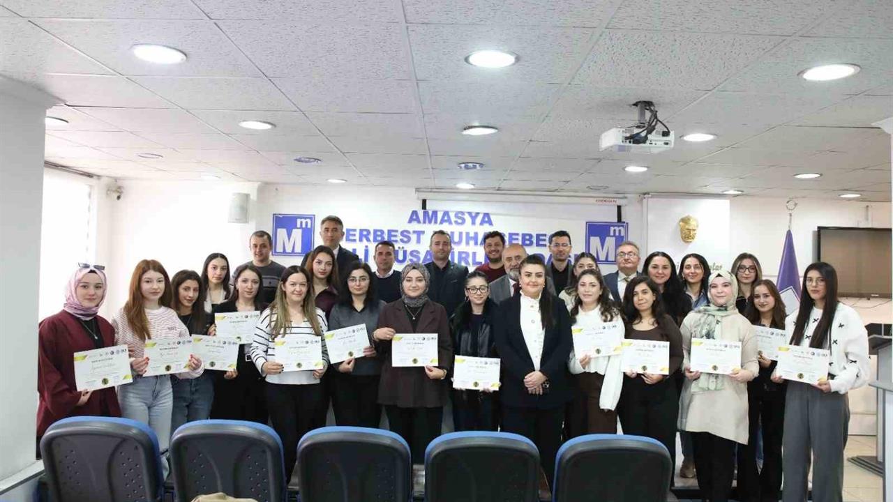 Amasya'da Kadınlara Yönelik Dijital Muhasebe Eğitimi Tamamlandı
