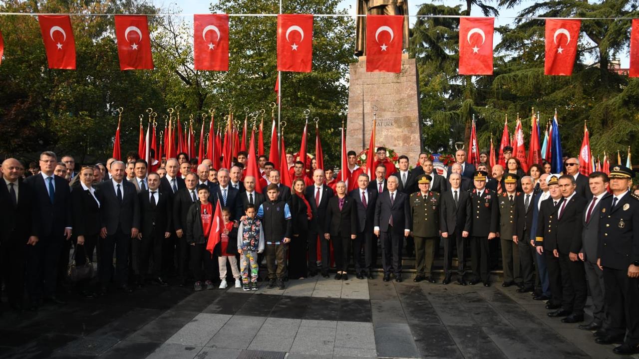 Trabzon'da Gazi Mustafa Kemal Atatürk'ün Vefatının 87. Yıl Dönümü Etkinlikleri Gerçekleştirildi