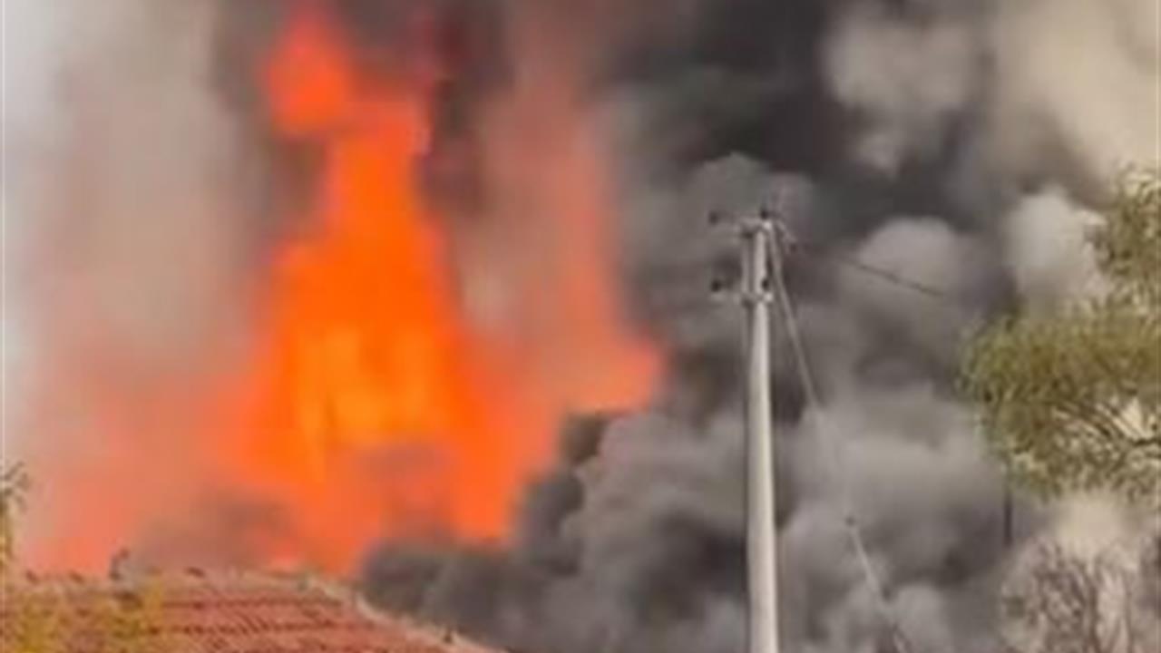 Denizli Çal'da Bitişik İki Evde Yangın Sonucu Hasar Meydana Geldi