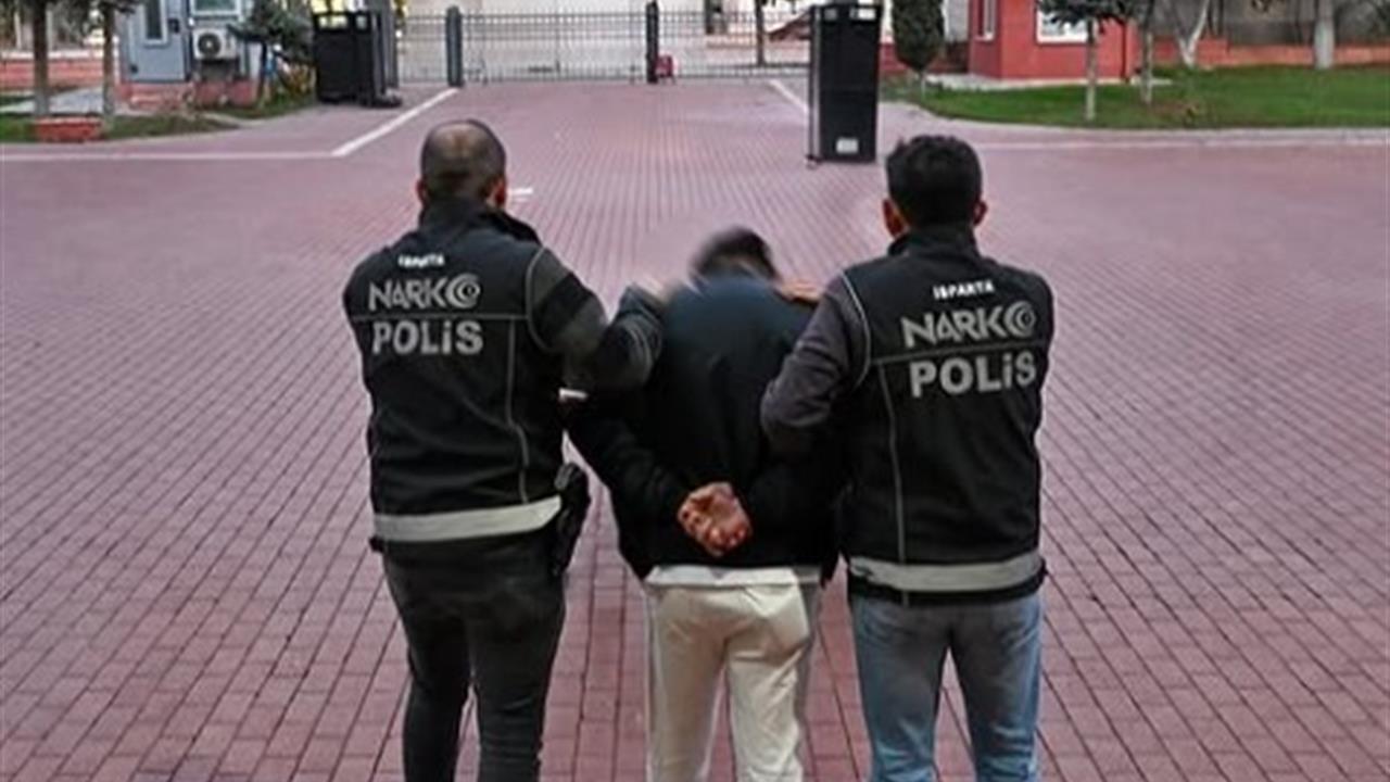 Isparta'da Uyuşturucu Ticareti Suçundan 12 Yıl 6 Ay Cezası Bulunan Şahıs Yakalandı