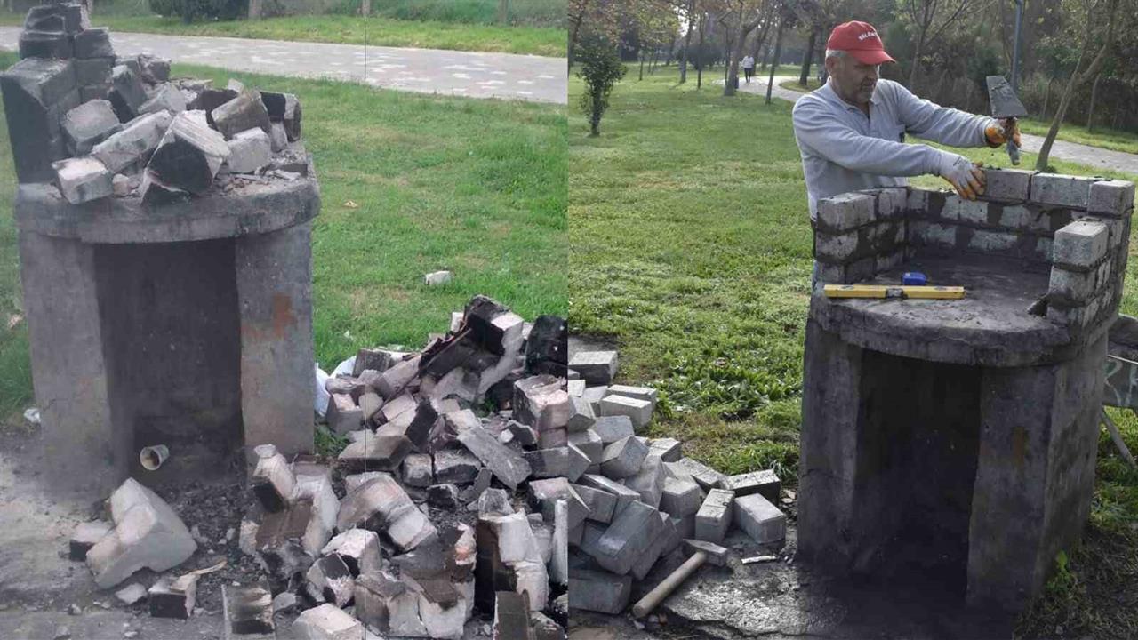 Karacabey'de Atatürk Kültür Parkı'nda Kamu Malına Zarar Verildi