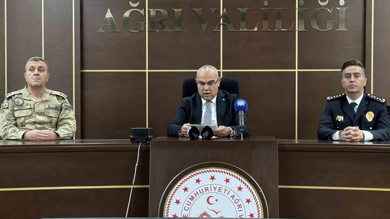 Ağrı Merkez'de Vali Koç, Asayiş Verilerini Açıkladı