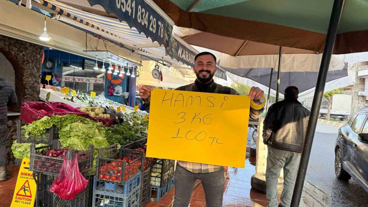 Iğdır'da 3 Kilogram Hamsi 100 Lira, Vatandaşlar Yoğun İlgi Gösteriyor