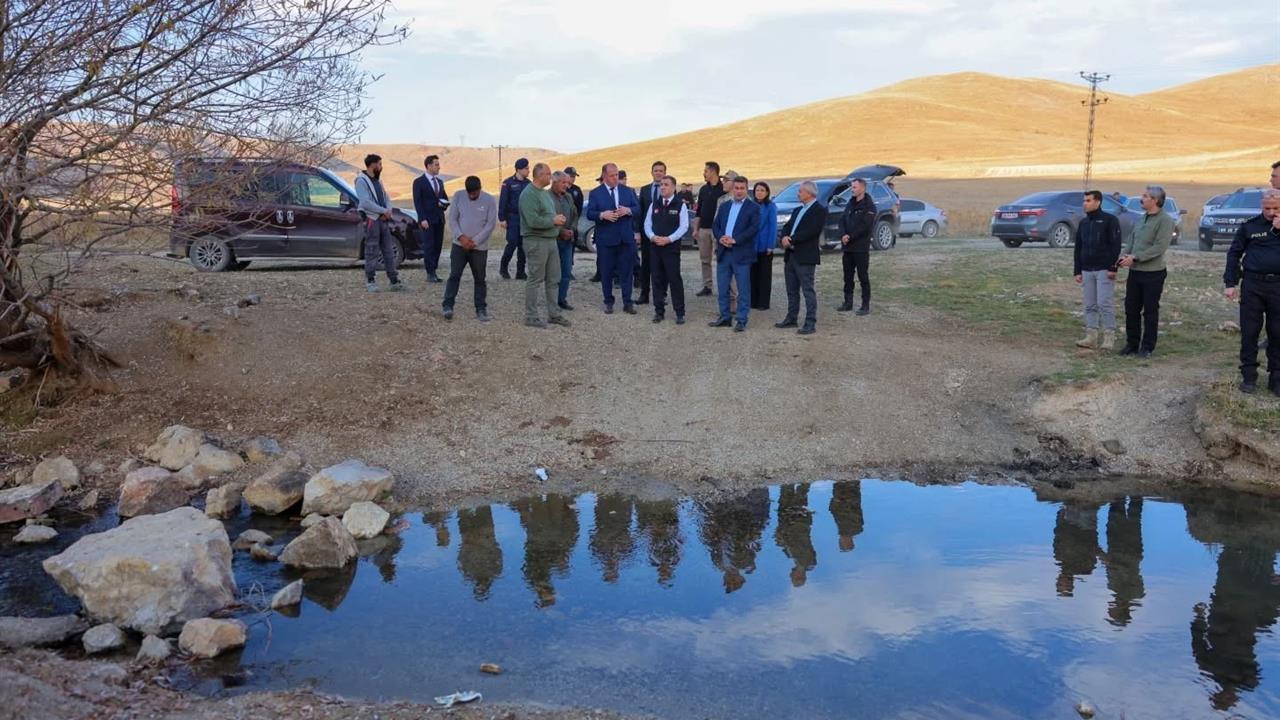 Bayburt Demirözü'nde Çatalçeşme Köyü İçin İçme Suyu Projesi Sürüyor