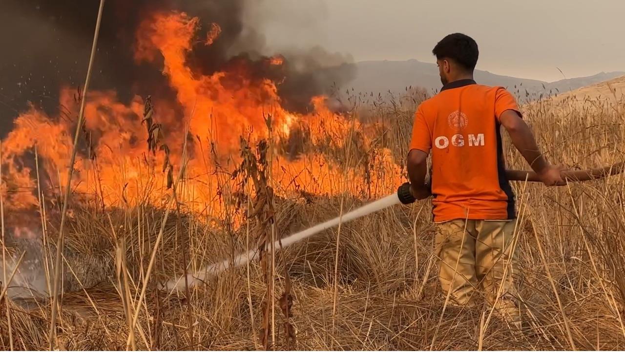 Hakkari Yüksekova'da Kuş Cennetinde Yangın Kontrol Altına Alınamıyor