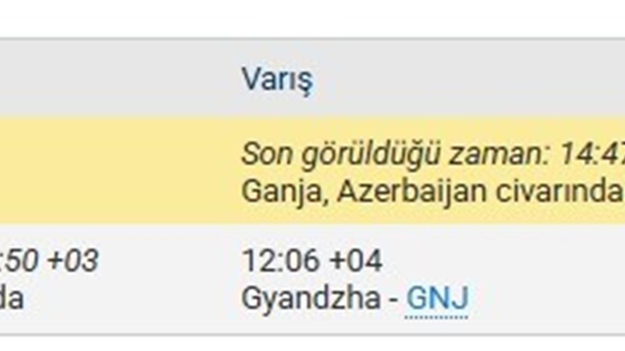 Ankara'da Düşen Kargo Uçağı 27 Dakika Sonra Radardan Kayboldu