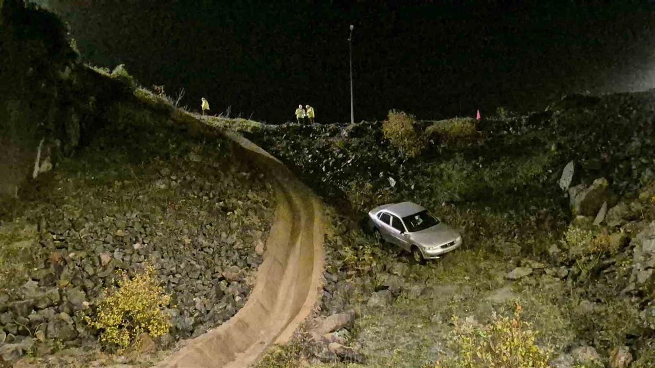 Bartın'da Viyadükten Uçan Araçta Sürücü Hafif Yaralandı