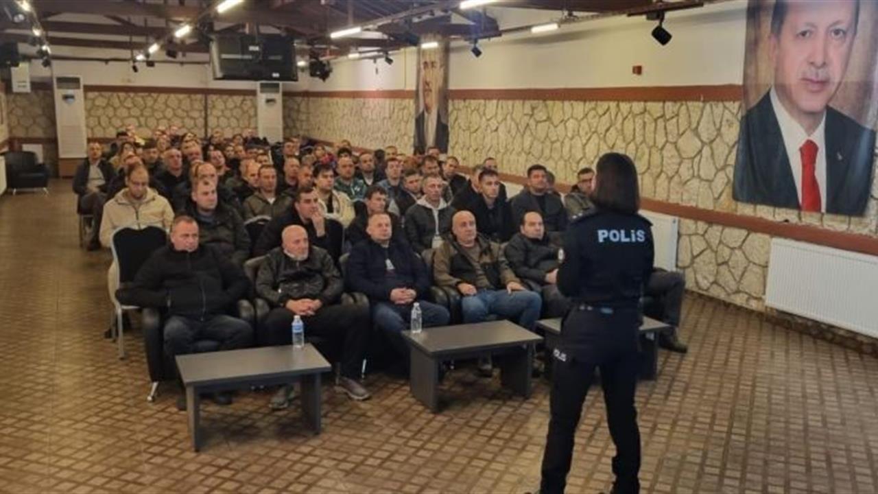 Kırklareli'nde Özel Güvenlik Görevlilerine Eğitim Verildi