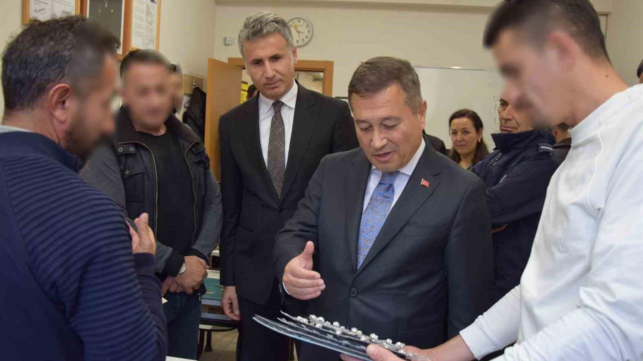 Denizli'de Ceza ve Tevkifevleri Genel Müdürü Yıldırım'dan Ziyaret