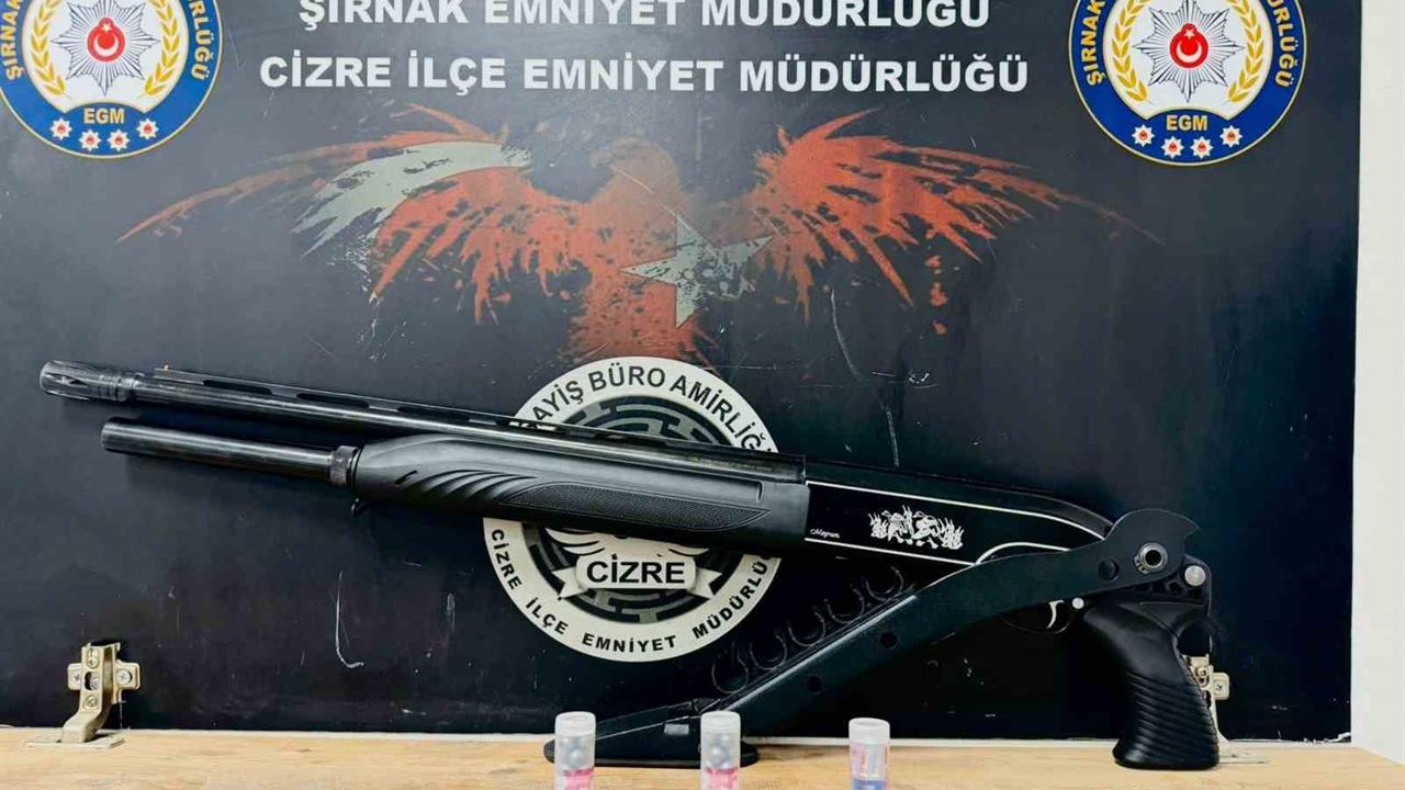 Cizre Şırnak'ta Bir Eve Yapılan Silahlı Saldırının Şüphelisi Kısa Sürede Yakalandı