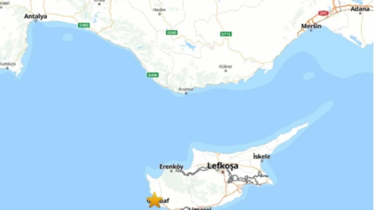 Akdeniz’deki 5,4’lük Son Deprem Anamur’a 143 Km. Mesafede: Akdeniz’de Peş Peşe 5 Deprem