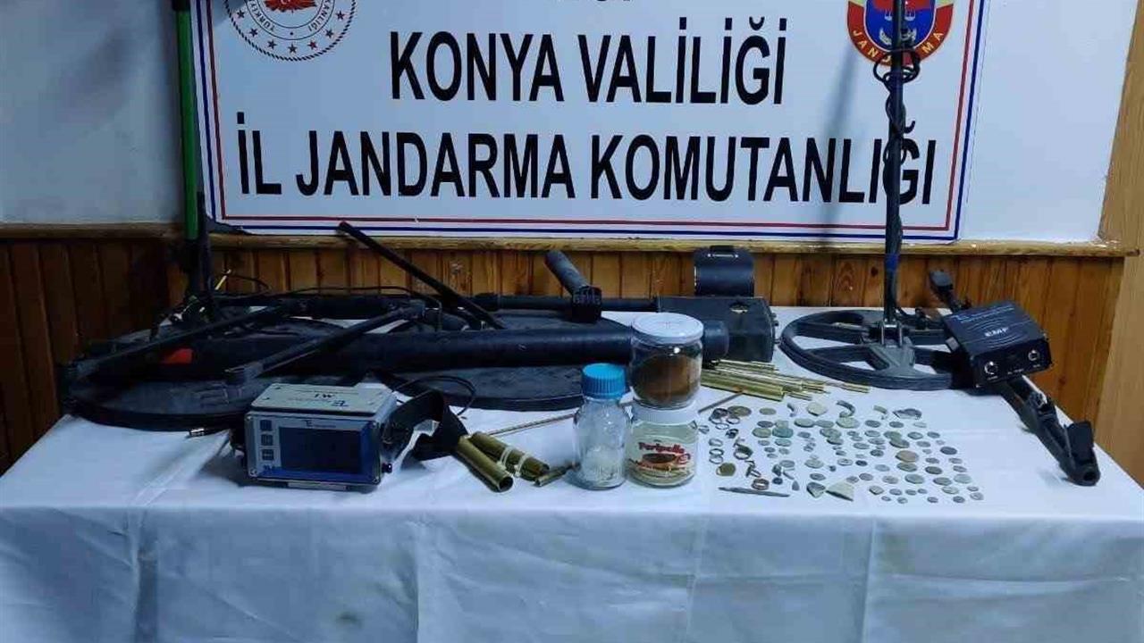 Konya Ereğli'de Jandarma Tarafından Tarihi Eser Operasyonu Gerçekleştirildi