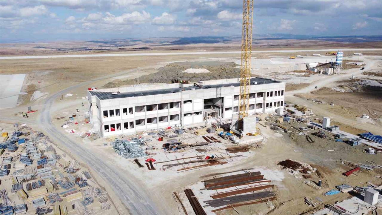 Yozgat Havalimanı Projesinde Fiziki Gerçekleşme Oranı Yüzde 50