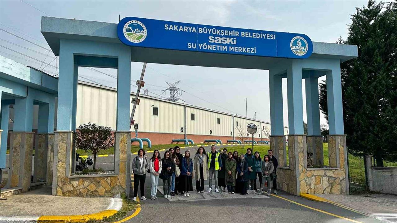 Sakarya'da Öğrenciler, Su Arıtma Tesislerini Ziyaret Etti
