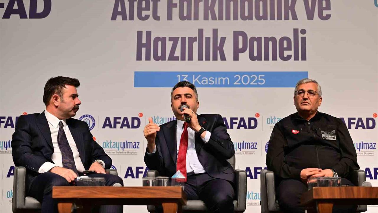 Bursa Yıldırım'da Afet Farkındalık ve Hazırlık Paneli Düzenlendi