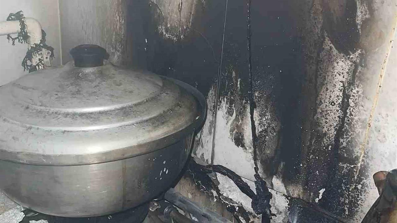 Siirt Kooperatif Mahallesi'nde Bir Evde Yangın Çıktı