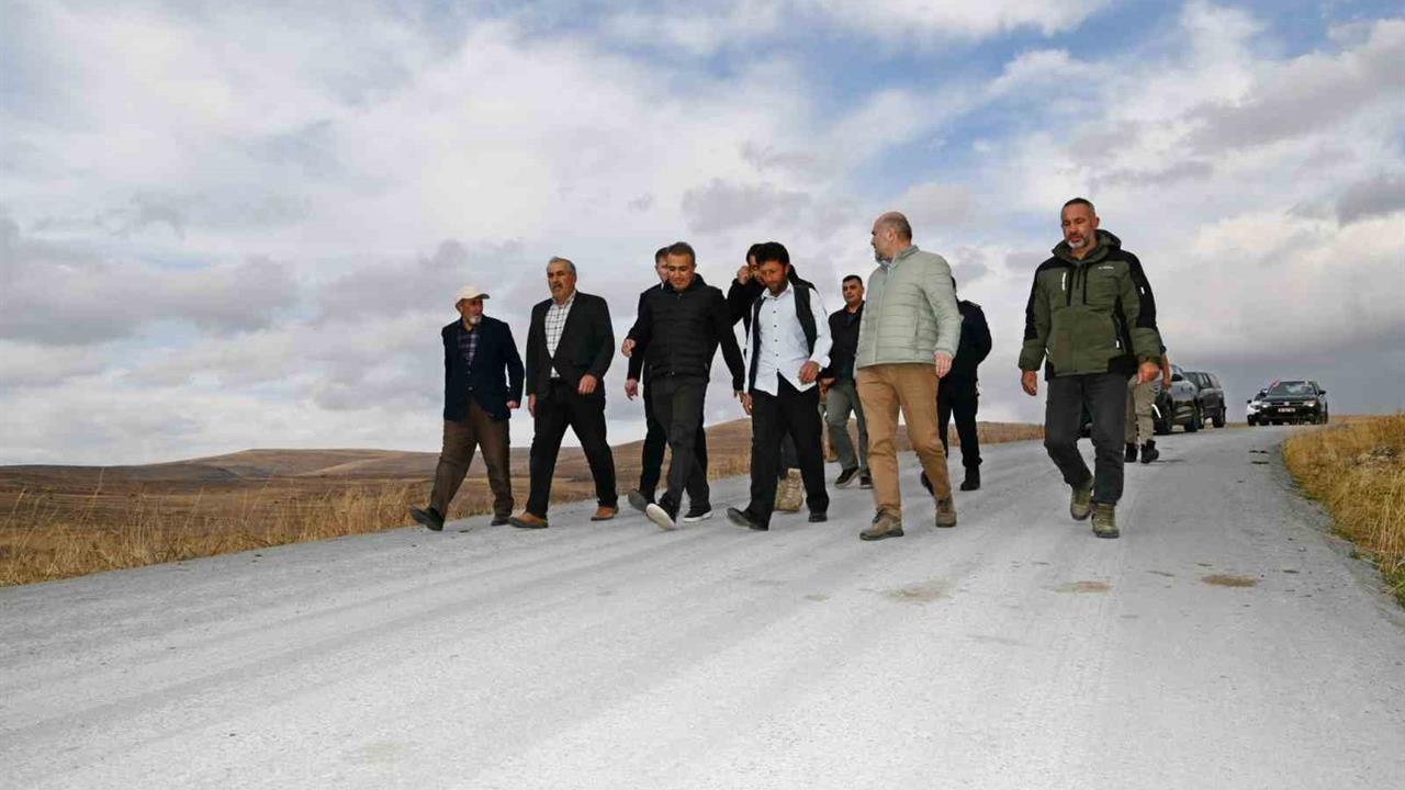 Ardahan Valisi Hayrettin Çiçek, Köy Yollarını Denetledi