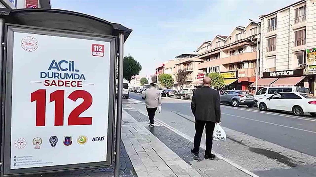 Düzce Merkez'de 112 Acil Çağrı Durağı Açıldı