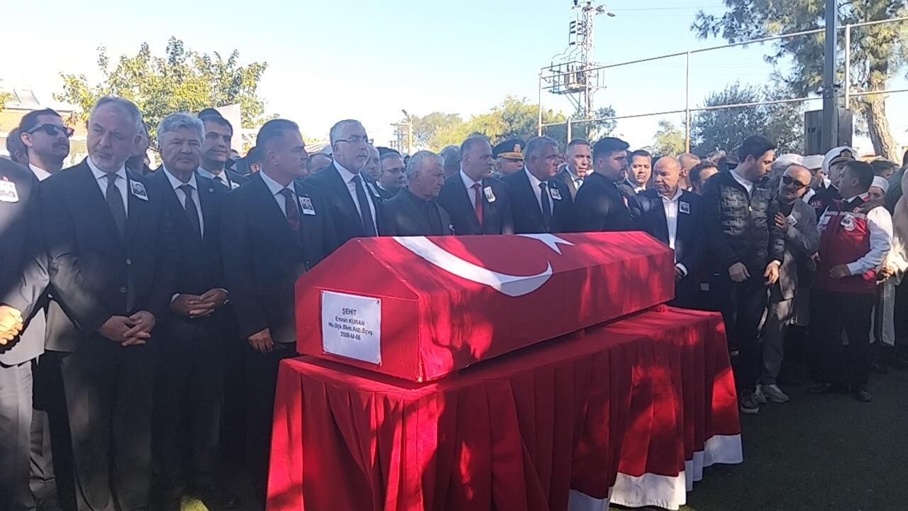 Milas'ta Şehit Astsubay Kuran için Tören Düzenlendi