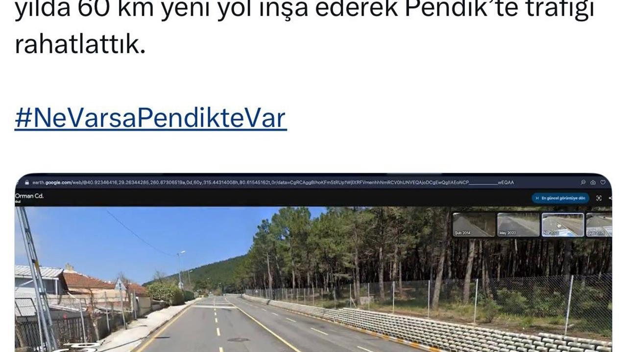 Pendik'te 6.5 Yılda 60 Kilometre Yol Yapıldı