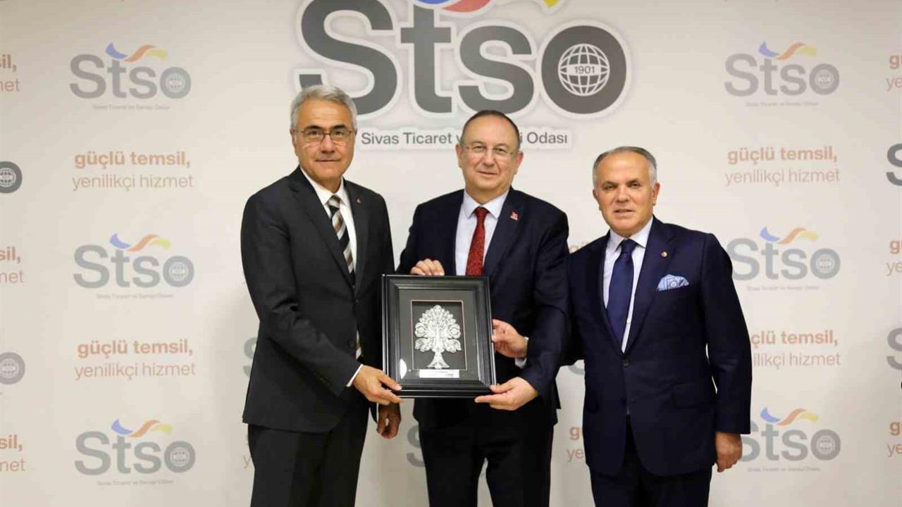 Sivas'ta STSO Meclis Toplantısında BMC Power Genel Müdürü Ağırladı