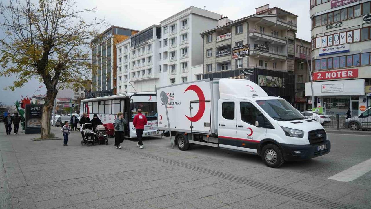 Muş Merkez'de Kızılay'ın Kan Bağışı Kampanyasına İlgi Yetersiz