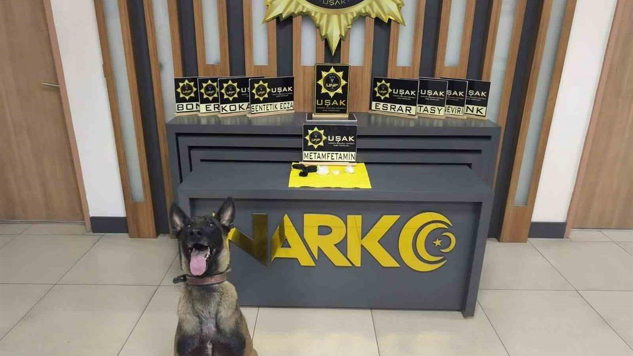 Uşak'ta 2 Otomobilde Uyuşturucu ve Tabanca Bulundu