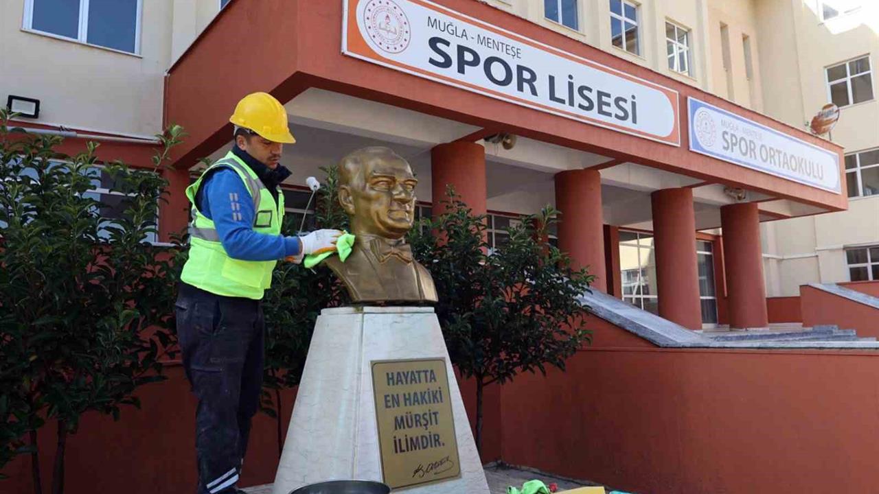 Muğla'da Ara Tatil Döneminde Okullara Bakım Yapıldı