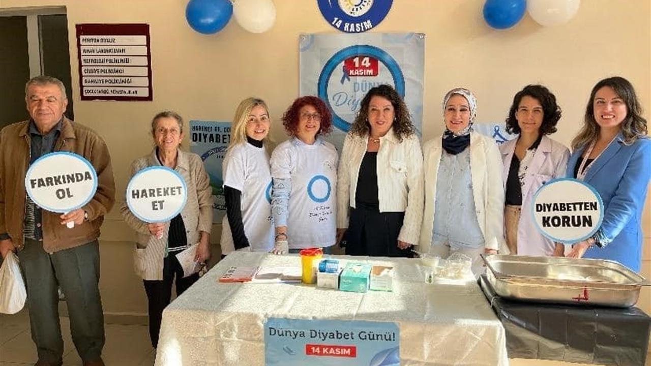 Aydın Devlet Hastanesi'nde Diyabet Bilgilendirme Etkinliği Düzenlendi