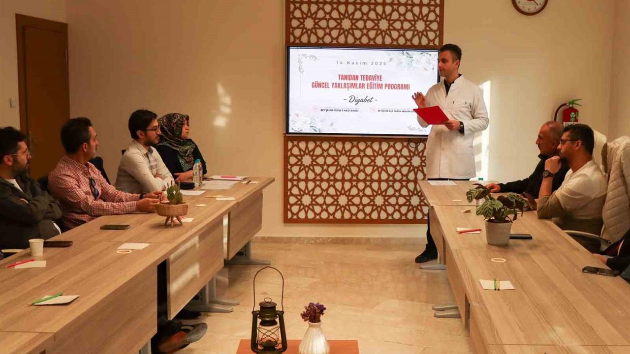 Beyşehir Konya'da Aile Hekimlerinin Karşılaştığı Güçlükler Üzerine Toplantı Yapıldı