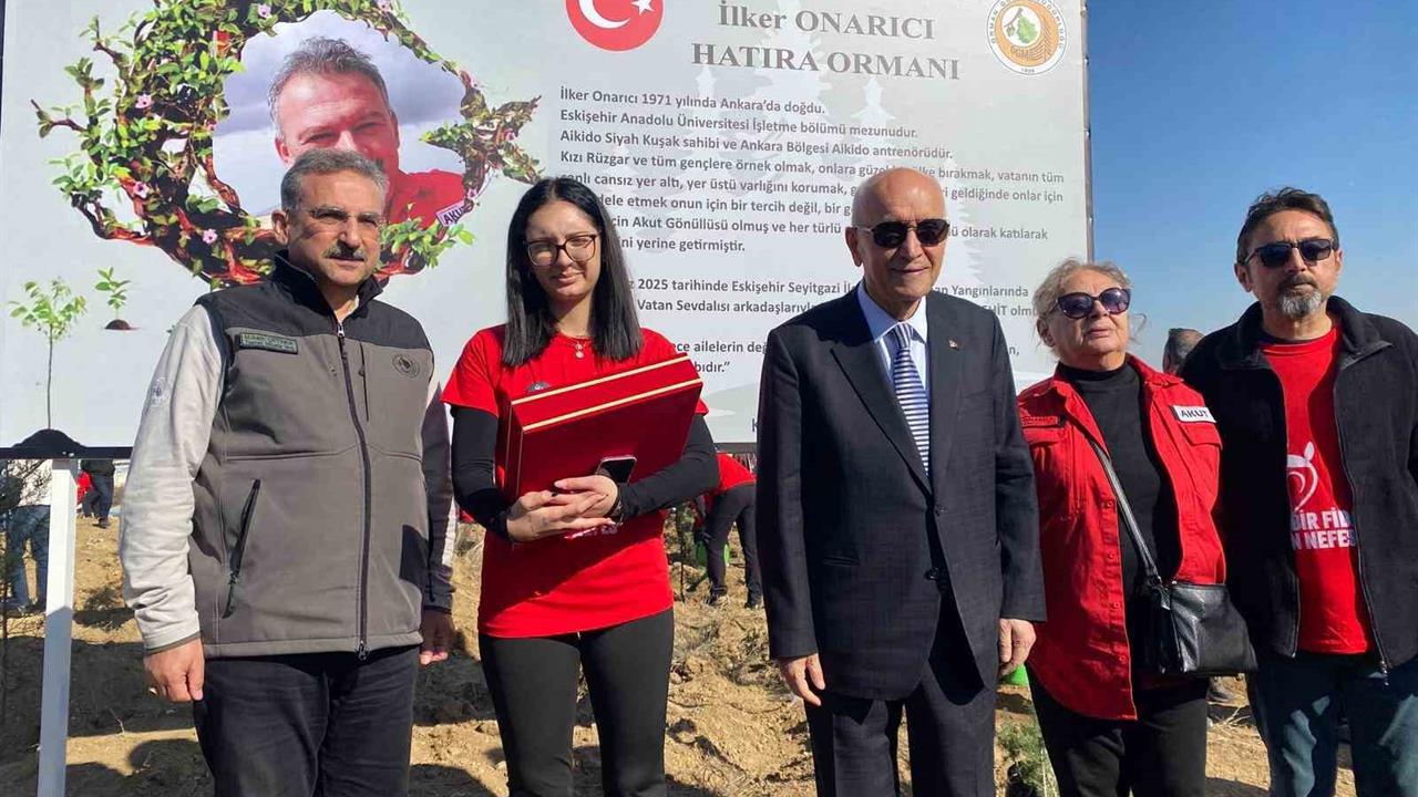 Ankara'da Akut Şehitleri Anısına Üç Hatıra Ormanı Oluşturuldu