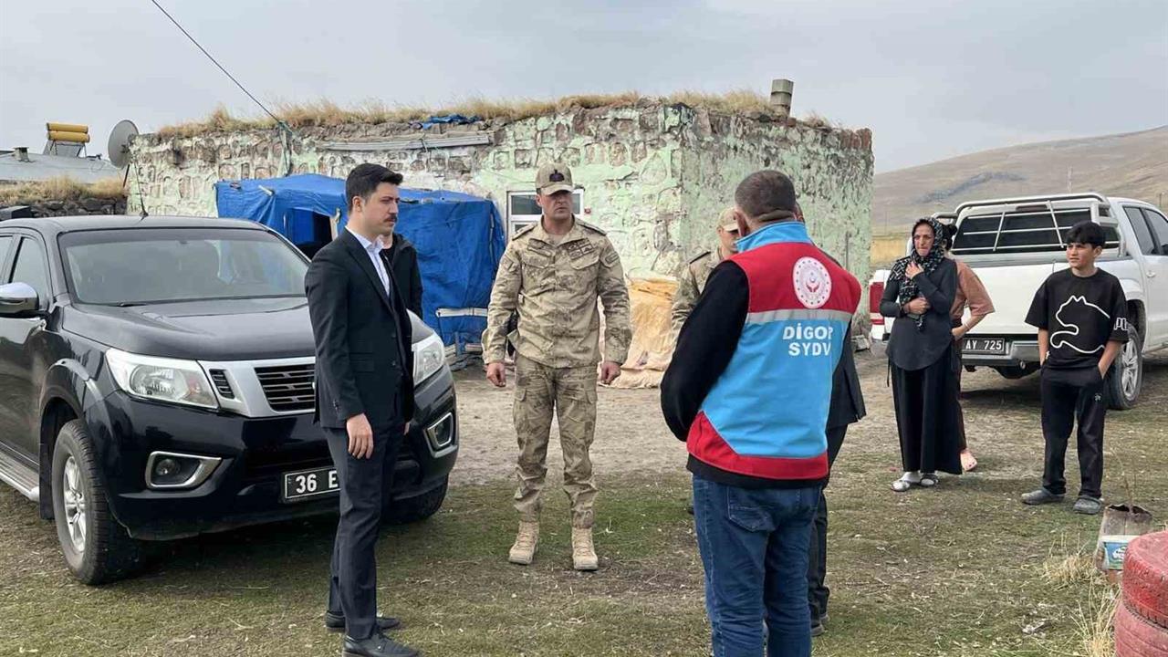 Kars Digor'da Kaymakam Kahraman, Köylere Ziyaretler Gerçekleştiriyor