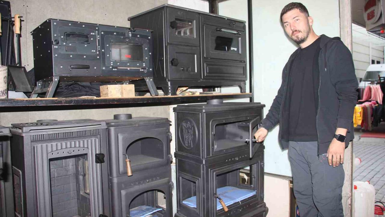 Aydın'da Sobalar İhtiyaç Değil Lüks Dekor Olmaya Başladı