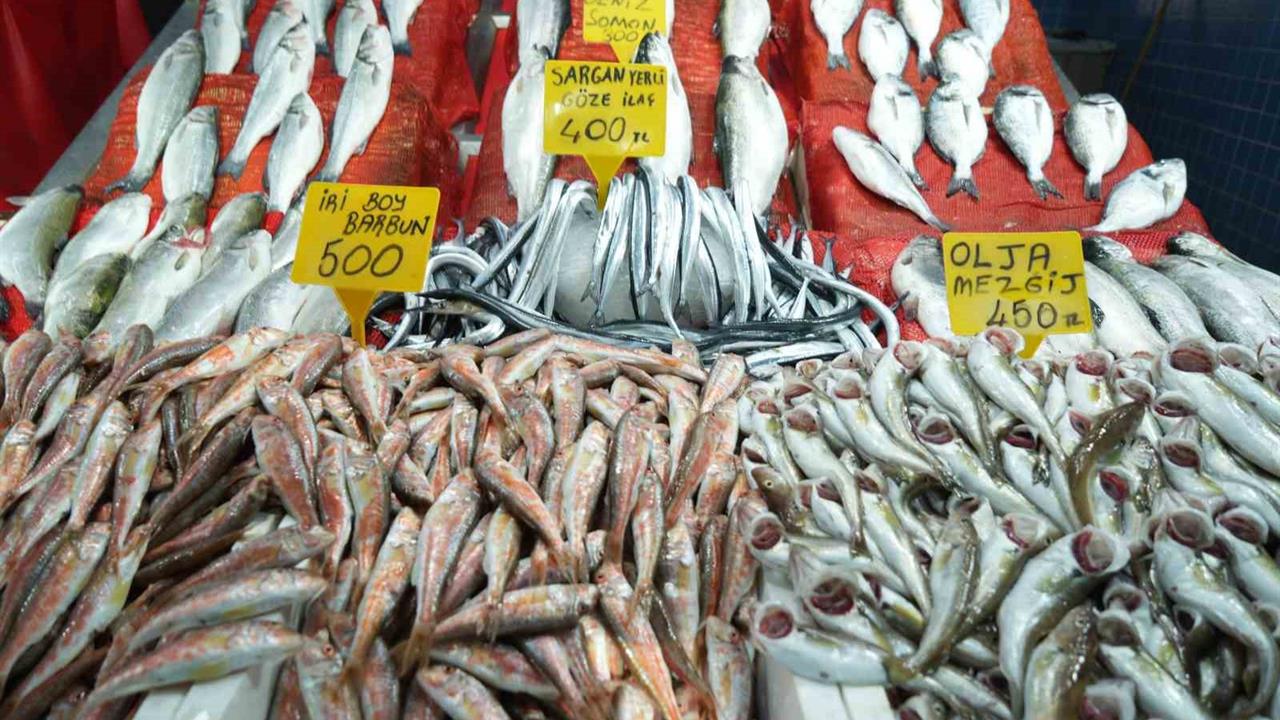 Samsun Büyükşehir Belediyesi Balık Hali'nde Balık Fiyatları Yükseldi