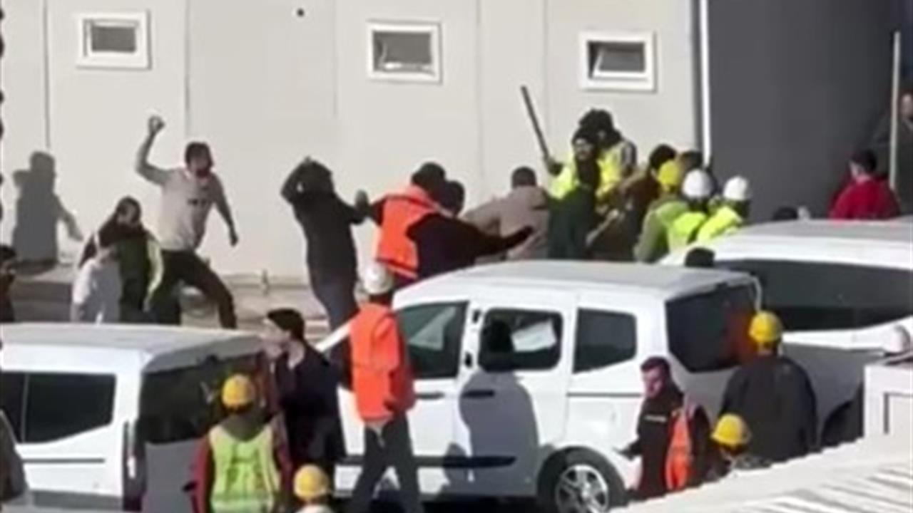 Ankara Yenimahalle'de İnşaat İşçileri Arasında Taşlı Sopalı Kavga Yaşandı