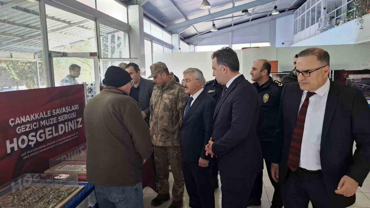 Çanakkale Akşehir'de Gezici Müzesi Ziyarete Açıldı