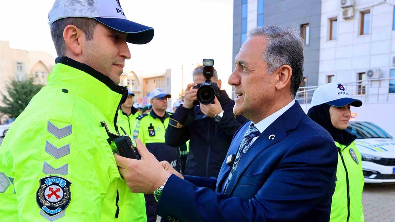 Bingöl'de Trafik Ekiplerine 90 Yaka Kamerası Tahsis Edildi