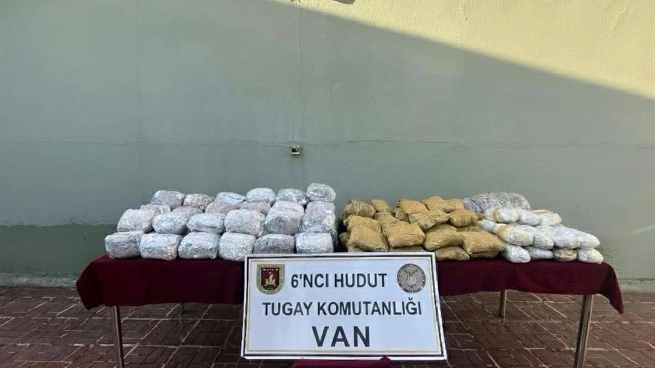 Van Başkale'de Gerçekleşen Operasyonda 109 Kilogram Uyuşturucu Bulundu