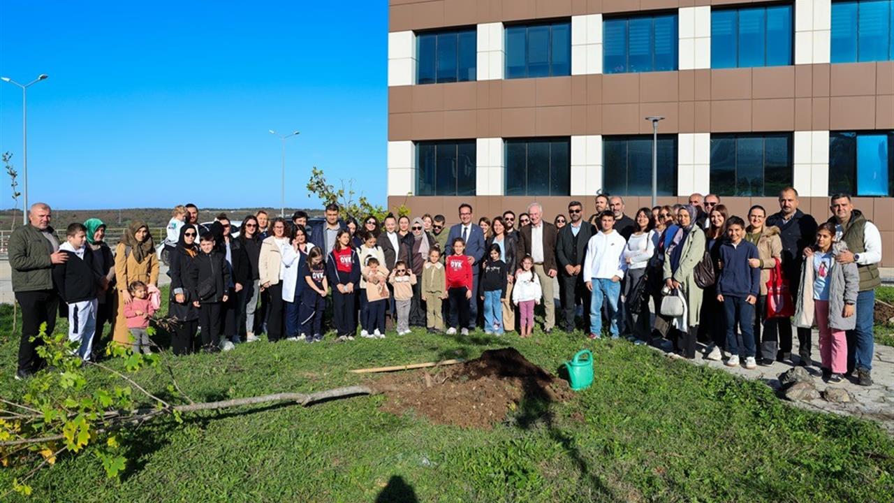 Samsun OMÜ'de Diyabet Günü Kapsamında Fidan Dikimi Etkinliği Düzenlendi